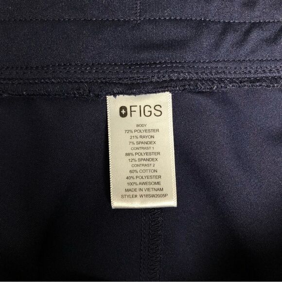 Figs Technical Collection Scrubs Joggers Navy Size XXL/P - Picture 9 of 12